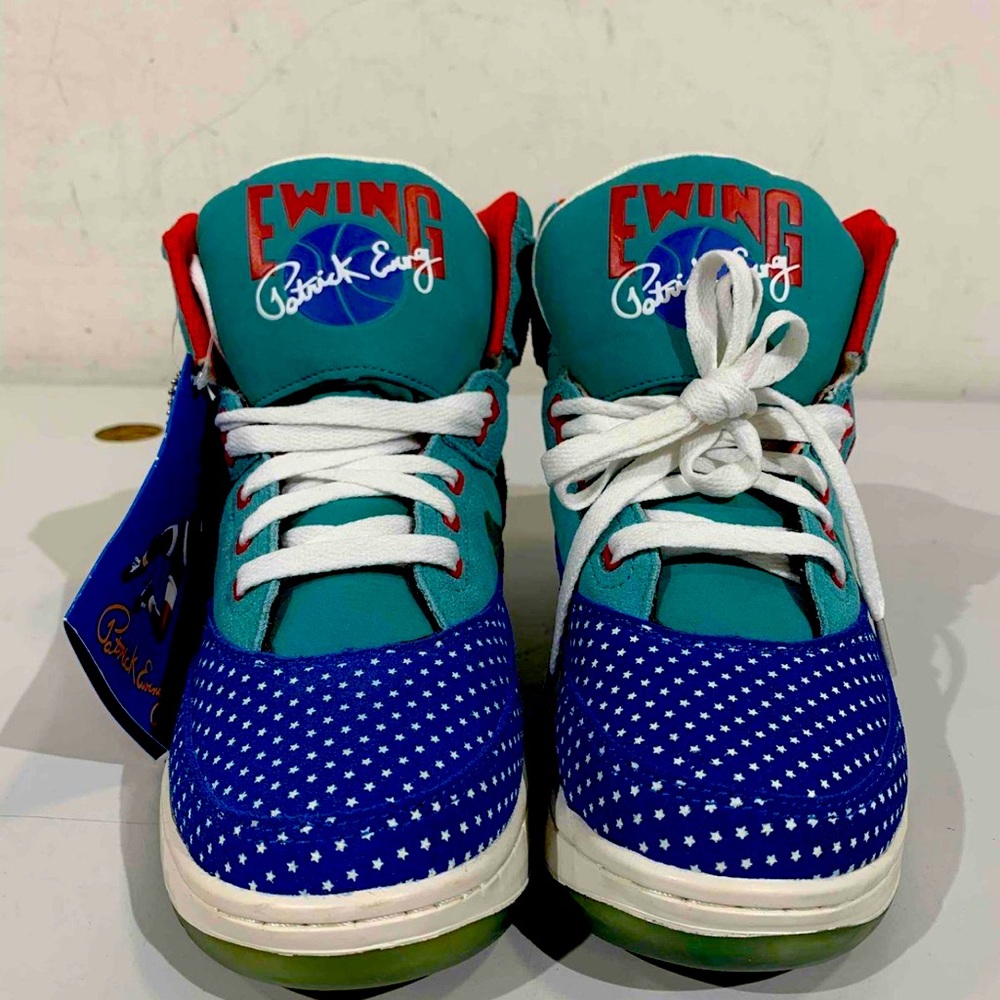 Patrick Ewing Athletics 33 Hi All Star Baltic/Turkish/Red 1EW90110-332 Size 6